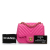 Chanel B Chanel Pink Lambskin Leather Leather Mini Square Classic Chevron Lambskin Single Flap Italy