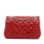 Chanel B Chanel Red Lambskin Leather Leather Mini Rectangular Classic Lambskin Single Flap Italy