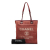Chanel AB Chanel Red Dark Red Canvas Fabric Mini Mixed Fibers Deauville Tote Italy