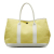 Hermès B Hermès Yellow Light Yellow with White Canvas Fabric Toile and Negonda Garden Party 36 France