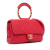 Chanel AB Chanel Red Lambskin Leather Leather Medium Lambskin In The Loop Flap Italy