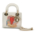 Christian Dior B Dior White Calf Leather DiorAmour Niki De Saint Phalle Mini skin Lady Dior Italy