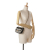 Chanel AB Chanel White Ivory with Black Raffia Natural Material Braided with Love Flap Italy