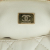 Chanel White Métiers d'Art CC Quilted Lambskin Box with Top Handle Bag France