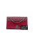 Chanel B Chanel Red Lambskin Leather Leather CC Lambskin and Tweed Flap Italy