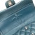 Chanel B Chanel Blue Peacock Caviar Leather Leather Medium Classic Caviar Double Flap France
