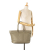 Bottega Veneta B Bottega Veneta Brown Taupe Nappa Leather Leather Nappa Intrecciato Tote Italy