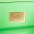 Fendi B Fendi Green Light Green Calf Leather Zucca Embossed Chain Midi Baguette Italy