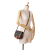 Celine B Celine Brown Dark Brown Coated Canvas Fabric Medium Triomphe Folco Crossbody Italy