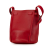 Celine B Celine Red Calf Leather Big Bag Bucket Crossbody Italy