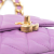 Chanel B Chanel Purple Lambskin Leather Leather Mini Quilted Lambskin Candy Chain Flap Italy