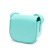 Celine B Celine Blue Turquoise Calf Leather Triomphe AirPods Case with Strap Italy