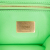 Fendi B Fendi Green Light Green Calf Leather Zucca Embossed Chain Midi Baguette Italy