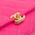 Chanel AB Chanel Pink Dark Pink Caviar Leather Leather Small Quilted Caviar Chain Melody Flap Italy