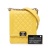 Chanel AB Chanel Yellow Lambskin Leather Leather Quilted Lambskin North South Boy Flap Italy