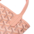 Goyard B Goyard Pink Coated Canvas Fabric Goyardine Poitiers Claire Voie France