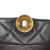 Chanel B Chanel Black Calf Leather Mini Quilted skin Pearl CC Accordion Flap Italy