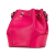 Gucci B Gucci Pink Hot Pink Calf Leather Diamante Bright Bucket Bag Italy