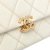 Chanel B Chanel White Ivory Caviar Leather Leather Small Quilted Caviar Chain Melody Flap Italy