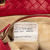 Bottega Veneta B Bottega Veneta Red Nappa Leather Leather Small Nappa Intrecciato Capri Italy