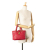 Bottega Veneta B Bottega Veneta Red Nappa Leather Leather Small Nappa Intrecciato Capri Italy