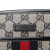 Gucci B Gucci Gray Canvas Fabric GG Web Crossbody Italy