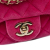 Chanel Pink Mini Square Classic Velvet Pearl Crush Single Flap Italy