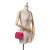 Chanel Pink Mini Square Classic Velvet Pearl Crush Single Flap Italy