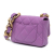 Chanel B Chanel Purple Lambskin Leather Leather Mini Quilted Lambskin Funky Town Flap Italy