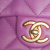 Chanel B Chanel Purple Lambskin Leather Leather Mini Quilted Lambskin Funky Town Flap Italy