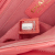 Chanel B Chanel Pink Lambskin Leather Leather Medium Chevron Lambskin Statement Flap France