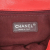 Chanel B Chanel Red Goatskin Leather Small Quilted Double Carry Waist Chain Flap Italy
