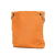 Bottega Veneta B Bottega Veneta Orange Calf Leather Intrecciato Crossbody Italy