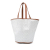 Goyard B Goyard White with Brown Canvas Fabric Goyardine Reversible Belharra Tote France