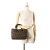 Fendi B Fendi Brown Canvas Fabric Small Zucca Twins Tote Italy
