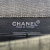 Chanel B Chanel Gray Denim Fabric CC Choco Bar Chain Flap France