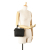 Fendi B Fendi Black Canvas Fabric Mini Zucchino Handbag Italy