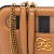 Fendi B Fendi Brown Calf Leather skin Vitello King Nubuck Pequin Karligraphy Pocket Shoulder Bag Italy