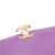 Chanel B Chanel Purple Lambskin Leather Leather Mini Quilted Lambskin Candy Chain Flap Italy