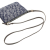 Fendi B Fendi Blue Dark Blue Denim Fabric Zucchino Crossbody Italy