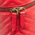 Gucci B Gucci Red Calf Leather GG Marmont Round Matelasse Backpack Italy