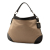 Prada B Prada Brown Beige Canvas Fabric Canapa Logo Hobo Italy