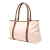 Gucci B Gucci Pink Light Pink Canvas Fabric GG Tote Italy