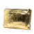 Chanel B Chanel Gold Calf Leather Metallic Crinkled skin Feministe Mais Feminine Pouch Italy