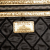 Chanel B Chanel Gold Calf Leather Metallic Crinkled skin Feministe Mais Feminine Pouch Italy