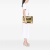 Chanel B Chanel Gold Calf Leather Metallic Crinkled skin Feministe Mais Feminine Pouch Italy