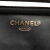 Chanel B Chanel White with Black PVC Plastic CC Vinyl and Calfskin Vanity Case Italy