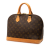 Louis Vuitton B Louis Vuitton Brown Monogram Canvas Fabric Monogram Alma PM France