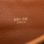 Celine B Celine Brown Coated Canvas Fabric Macadam Clutch Italy