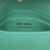 Prada AB Prada Blue Turquoise Saffiano Leather Lux Card Holder on Chain Italy